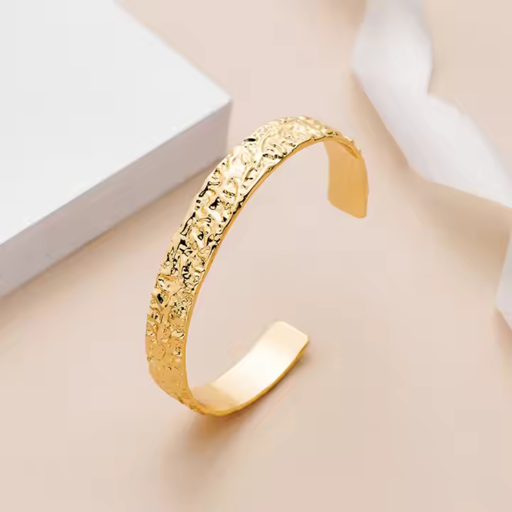 Bracelet cercle martelé