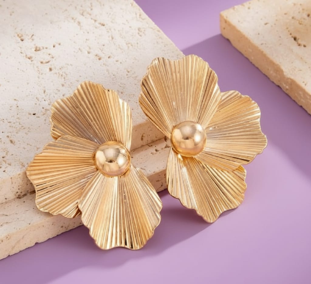 Boucles d’oreilles « Lotus Impérial »