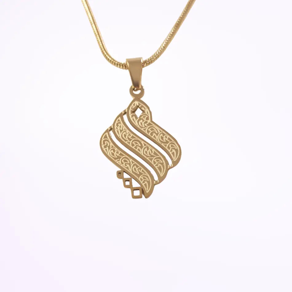 Collier Maille Serpent - Pendentif "Siam" Gravé - Image 7