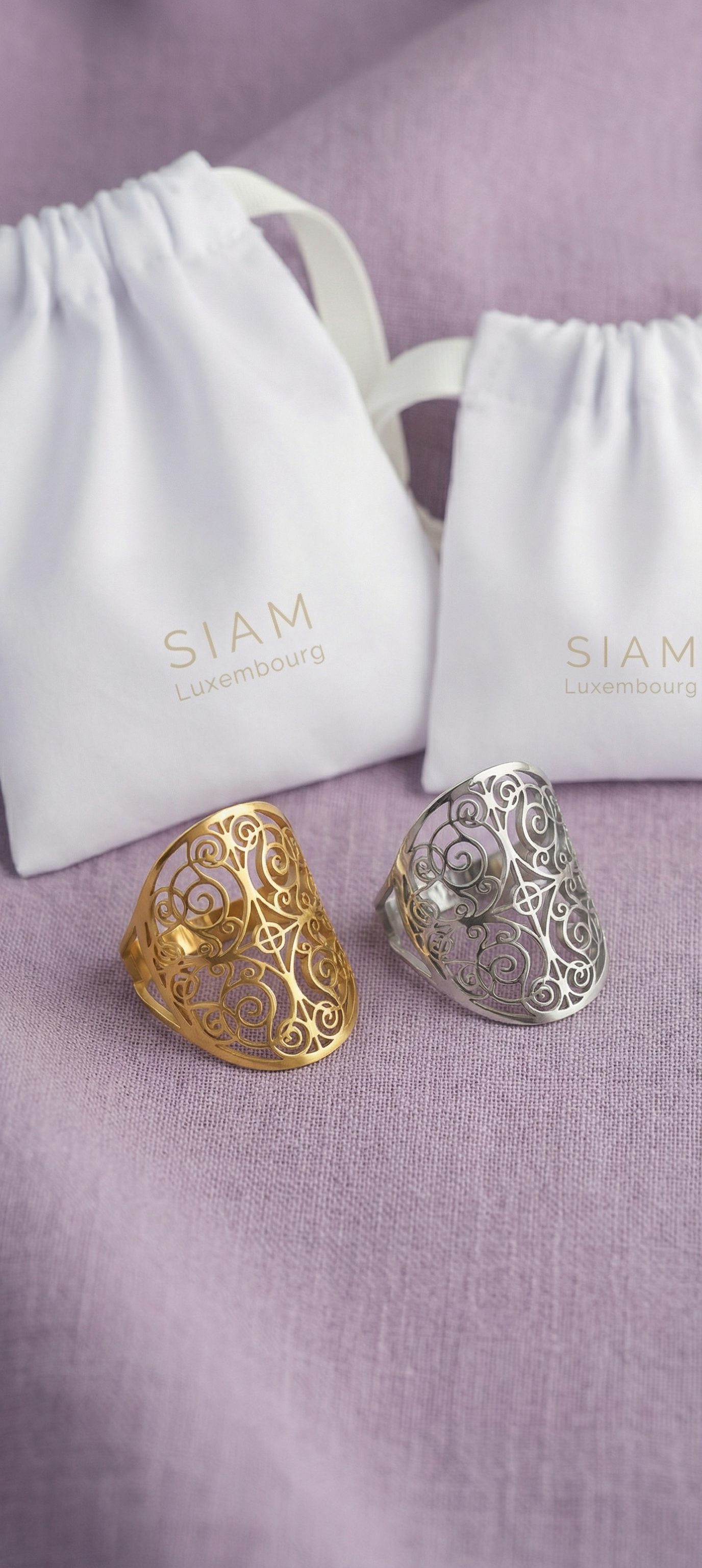 Bague Amena – Spirales envoûtantes