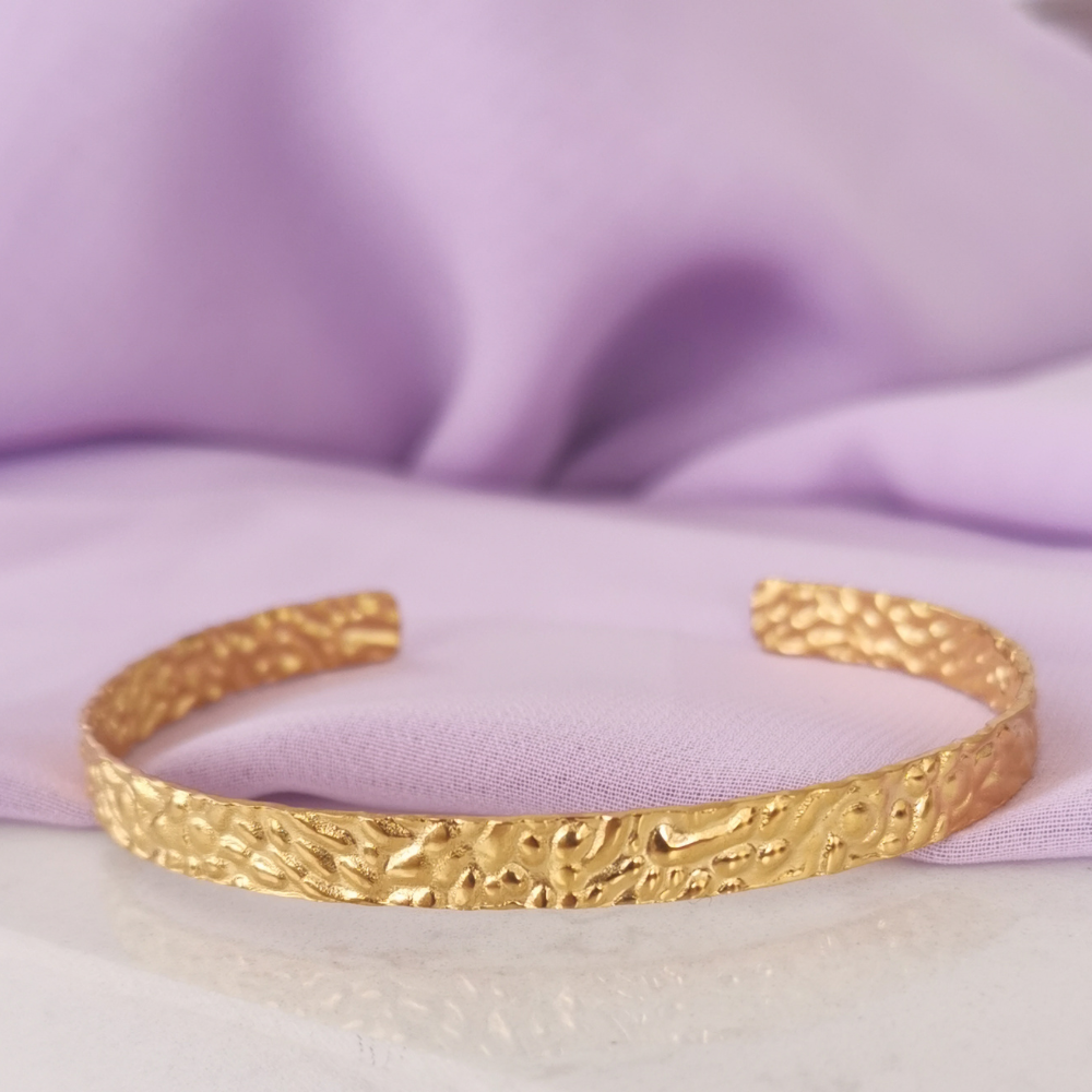 Bracelet cercle martelé