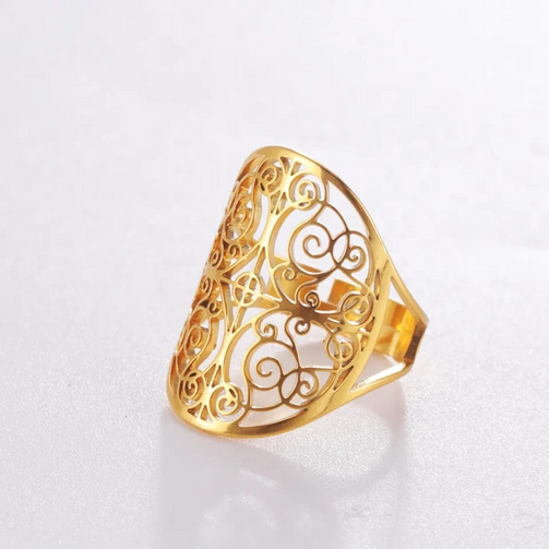 Bague Amena – Spirales envoûtantes