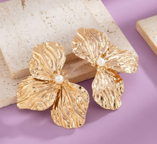 Boucles d’oreilles « Orchidéo Royale »