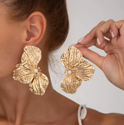 Boucles d’oreilles « Orchidéo Royale »