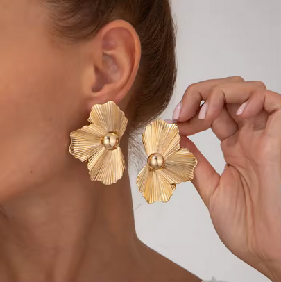 Boucles d’oreilles « Lotus Impérial »