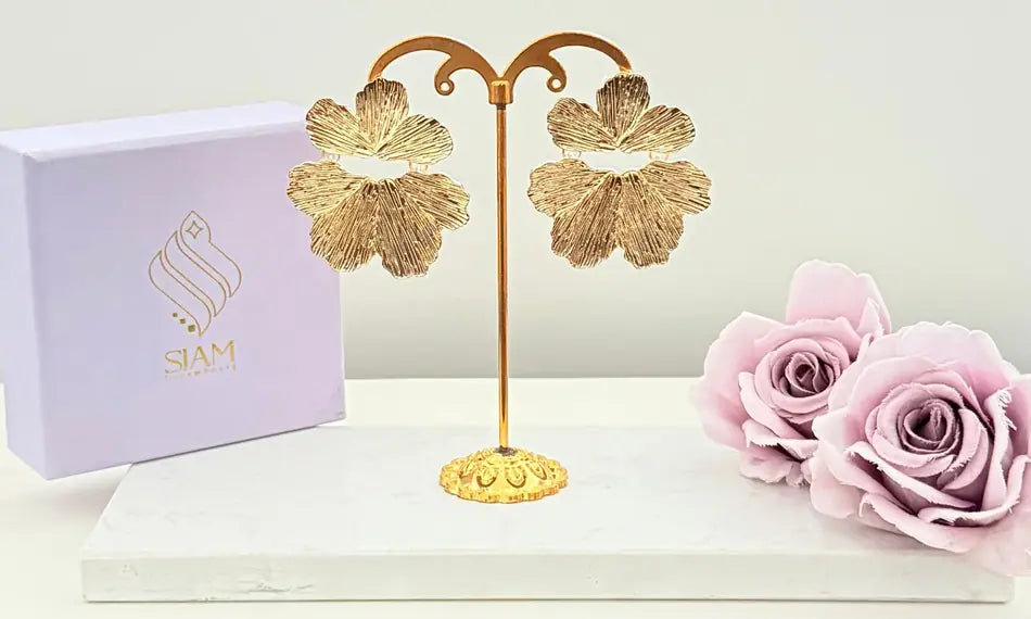 Boucles d’oreilles « Éclat de Pétales »