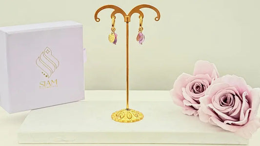 Boucles d’oreilles « Rose Délicate »