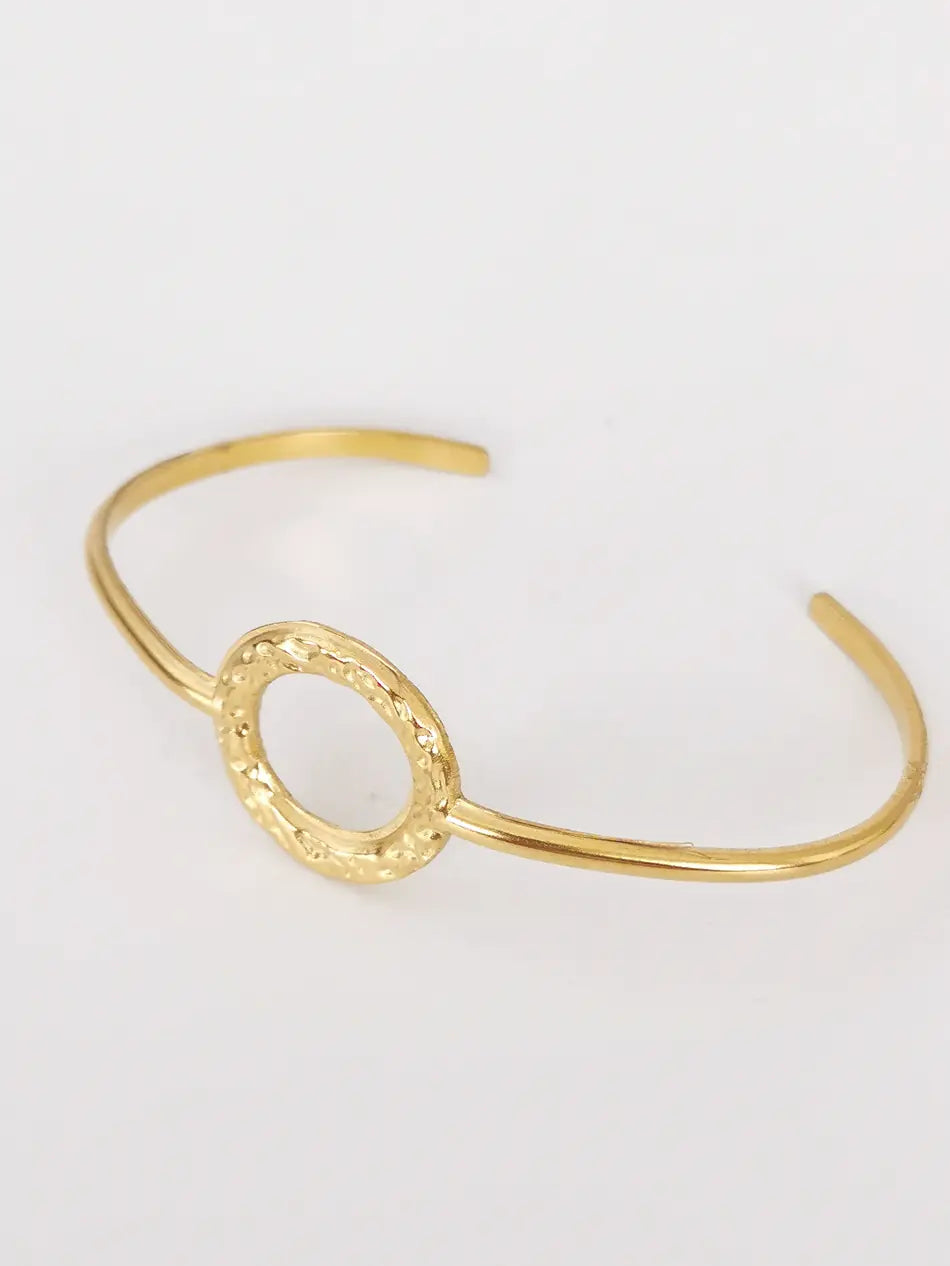 Bracelet cercle martelé - Image 2