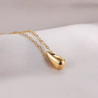 Collier Goutte d'Or "Dama" - Pendentif Larme Doré - Image 3