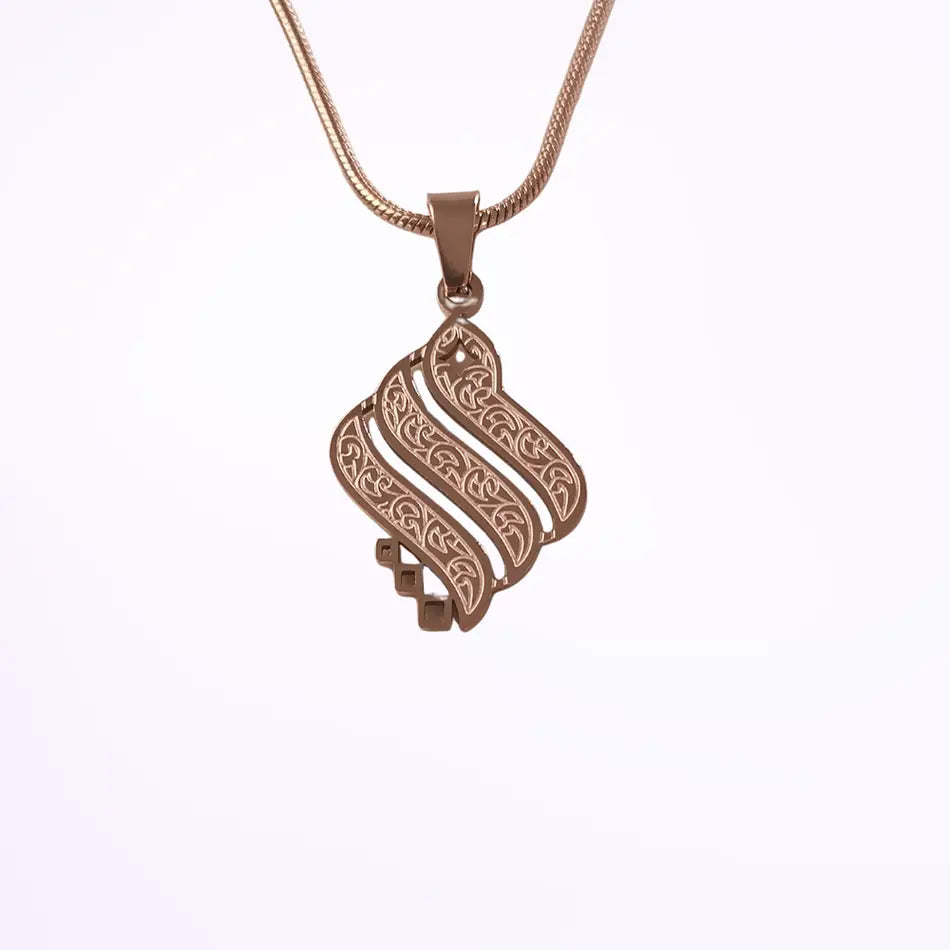 Collier Maille Serpent - Pendentif "Siam" Gravé - Image 5