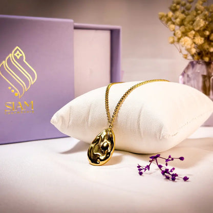 Collier Rumi- Pendentif Goutte Acier inoxydable - Image 4