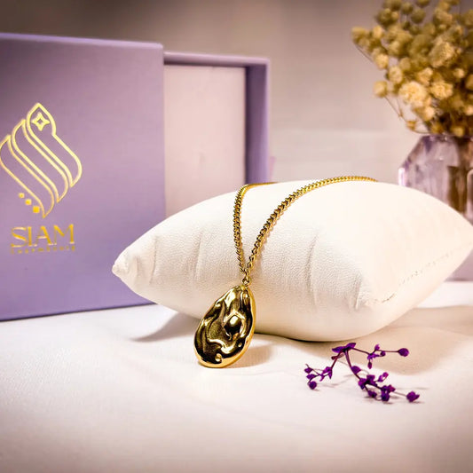 Collier Rumi- Pendentif Goutte Acier inoxydable - Image 4