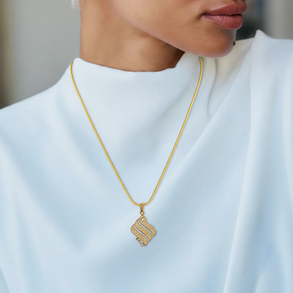 Collier "Siam" - Acier inoxydable doré